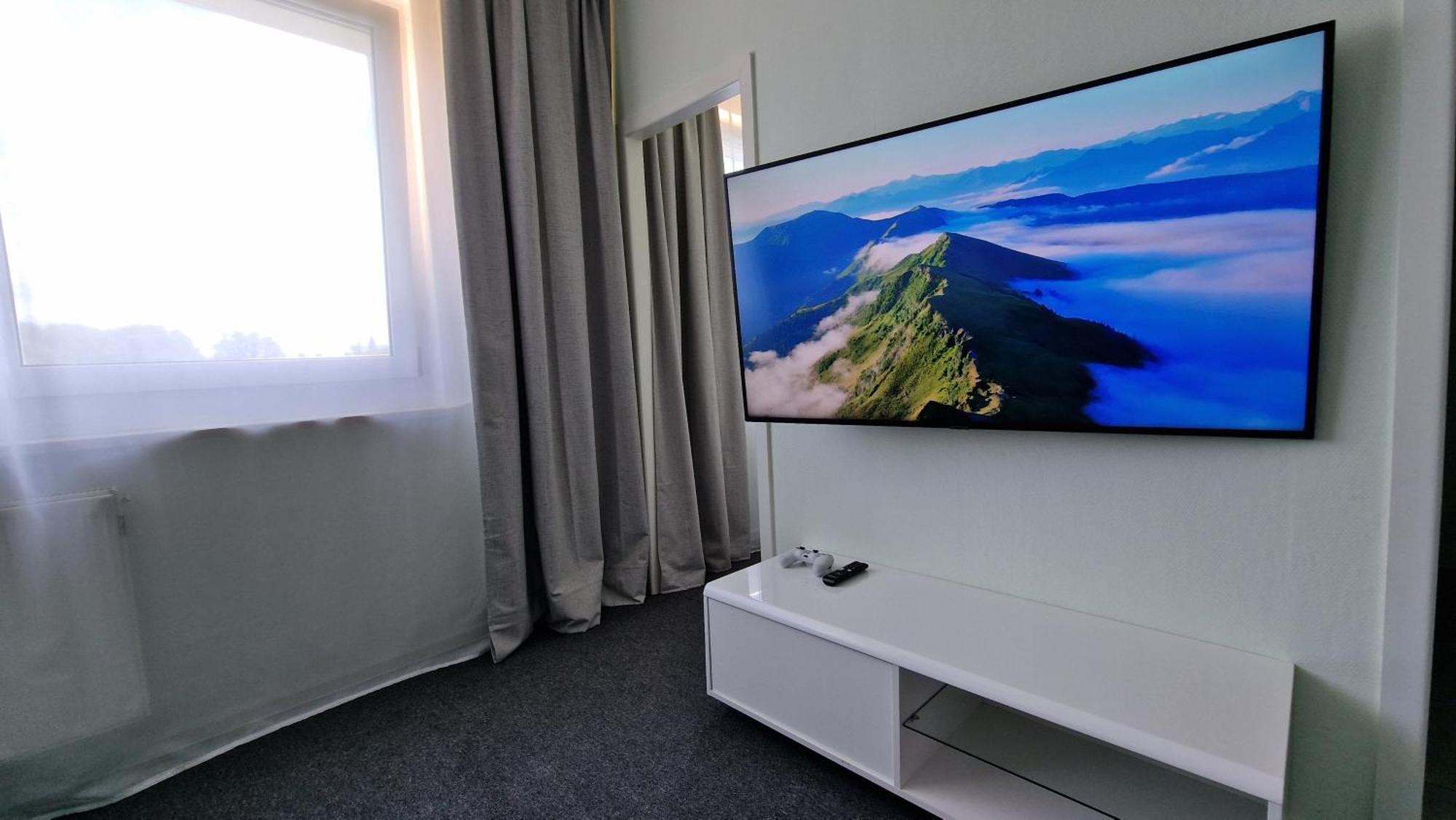 Citycenter Apartment - Bigtv-Ps4-Netflix-Parking Chemnitz Eksteriør billede